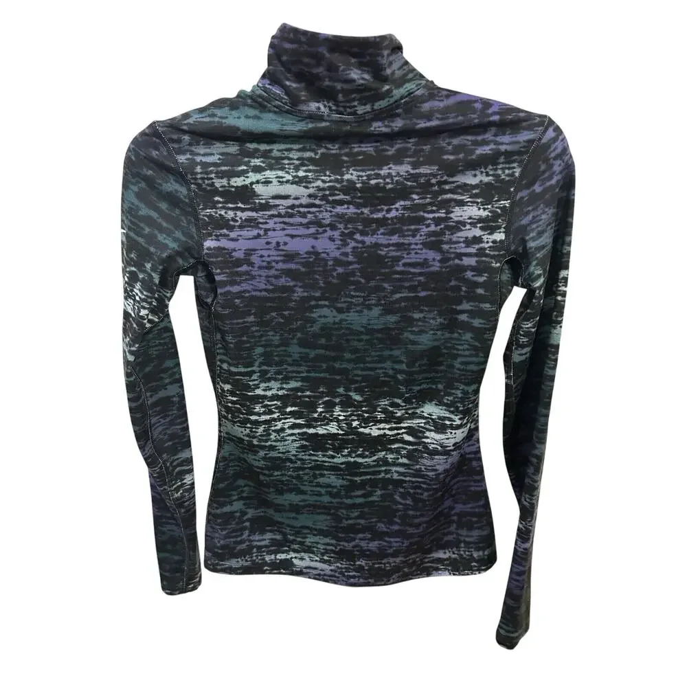 Nike Blue Green 1/4 Zip Jacket Women's size M